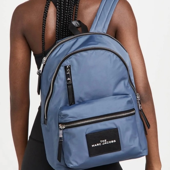 Marc Jacobs Bags Nwt The Marc Jacobs The Zip Backpack Nylon Blue